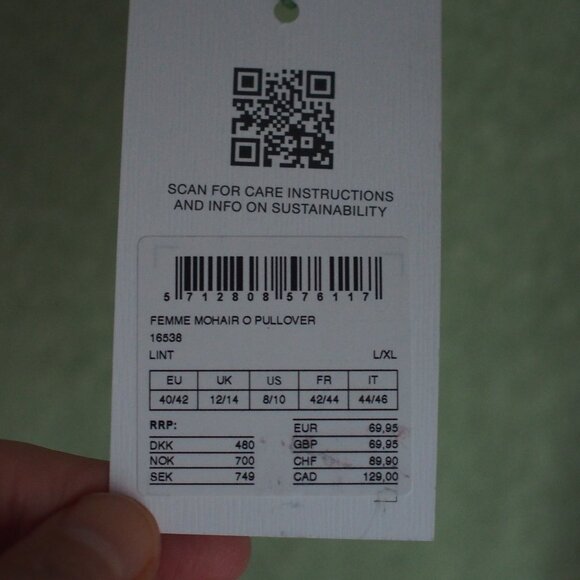 MSCH Copenhagen | NWT Mohair/Wool Blend Sweater - Picture 7 of 7